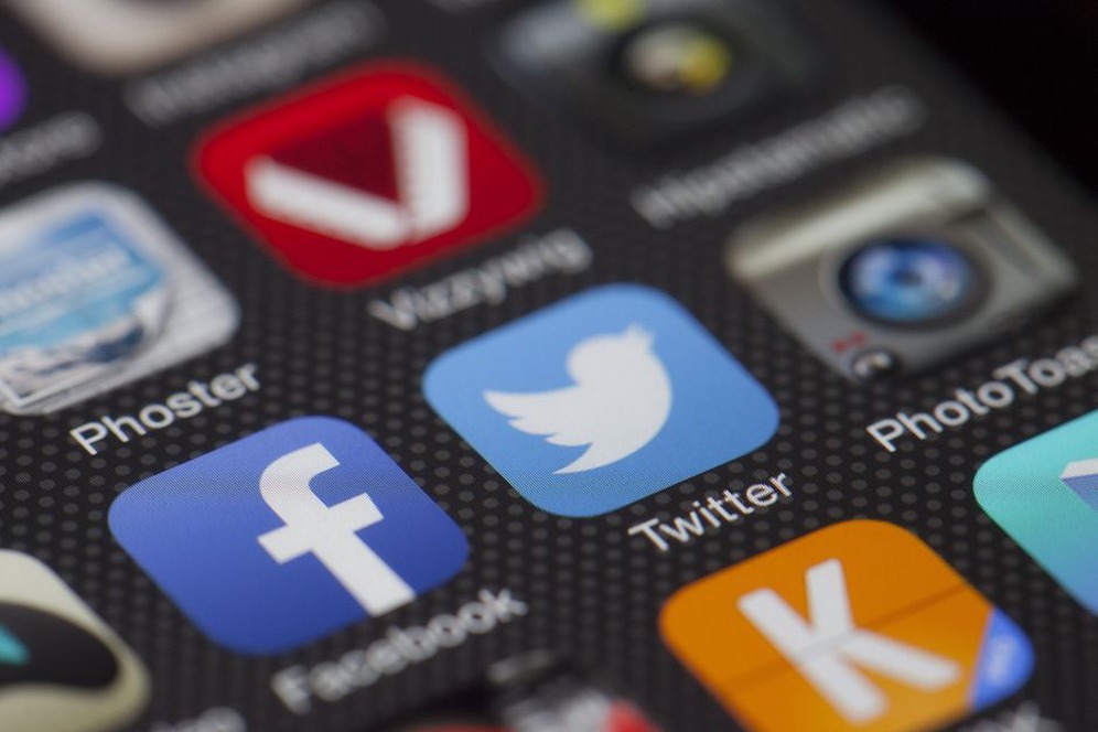 Icone delle app sullo schermo di uno smartphone
